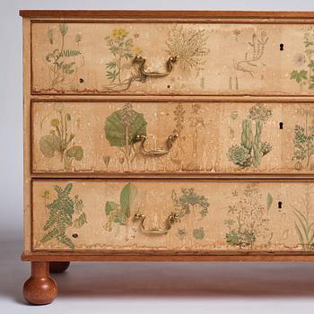 Josef Frank, a chest of drawers / sideboard 'Flora', Svenskt Tenn, Sweden, model 1050, 1940's.