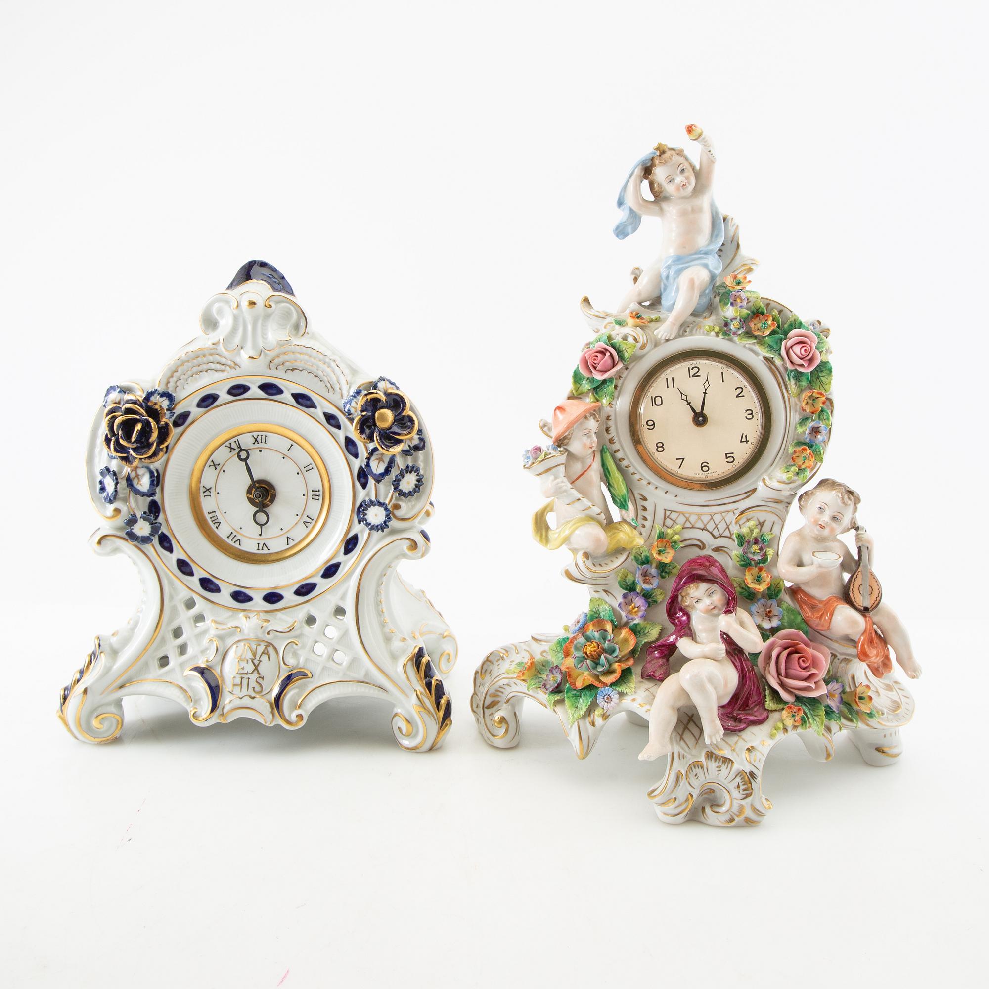 Bordsur 4 st Tyskland 1900-talets första hälft porslin.