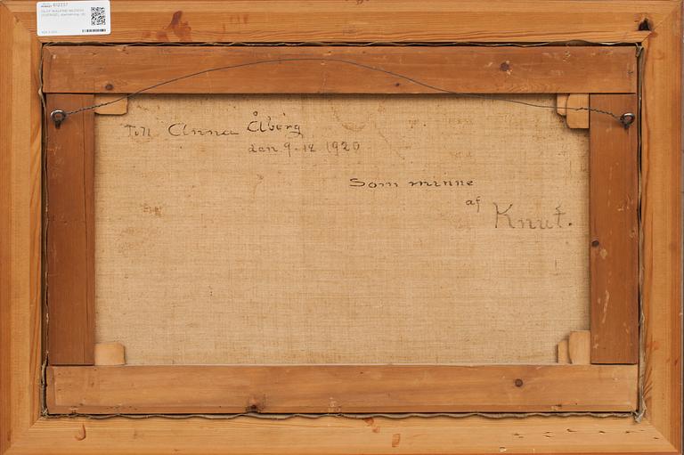 OLOF WALFRID NILSSON (SVERIGE), oljemålning.