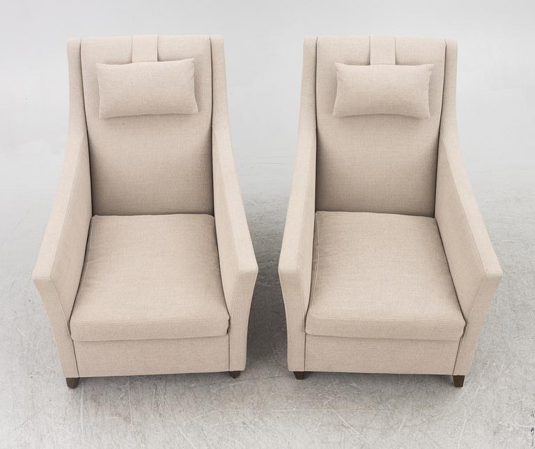 Fåtöljer, ett par, "Lean", Slettvoll, 2000-tal.