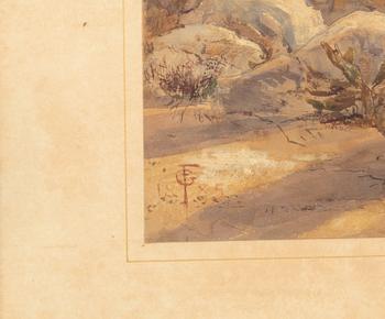 Frederick Goodall, Camel and Bedouins.