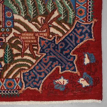 A carpet, Kashmar, ca 380 x 295 cm.