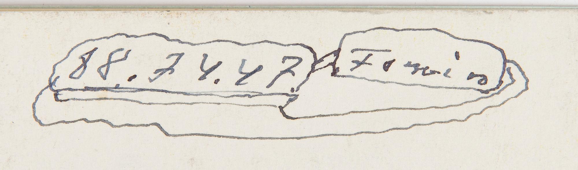 Tove Jansson, Booklet, A Tale of Moomintroll for Föreningsbanken, Helsinki 1956.