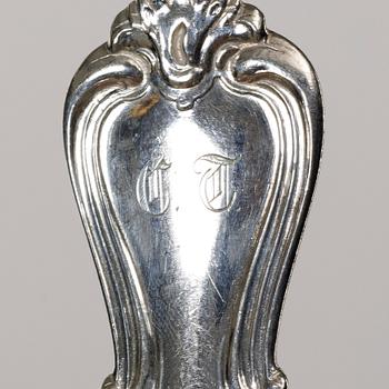 A set of 39 pieces of 'Olga' silver flatware, 1810s - 1860s, Sweden.