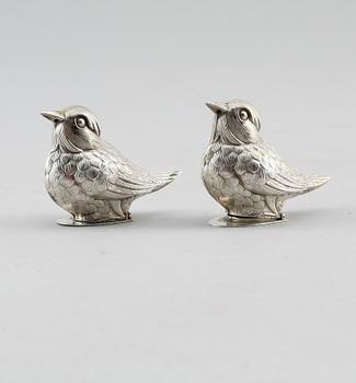 DOSOR, 1 pr, silver, Topazio, Portugal, 1900-talets andra hälft. Vikt ca 52 g.