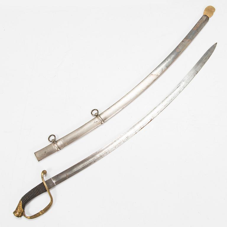 An Imperial Russian infantry officer's sabre model 1865.