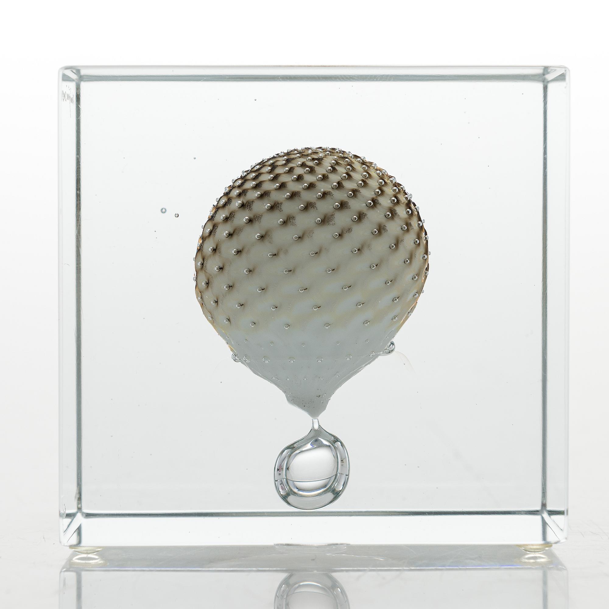 OIVA TOIKKA, ÅRSKUB, glas, signerad Oiva Toikka, Nuutajärvi 2009, numrerad 22/2000.