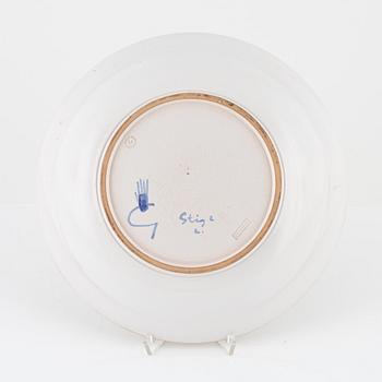 Stig Lindberg, a dish, Gustavsbergs studio.