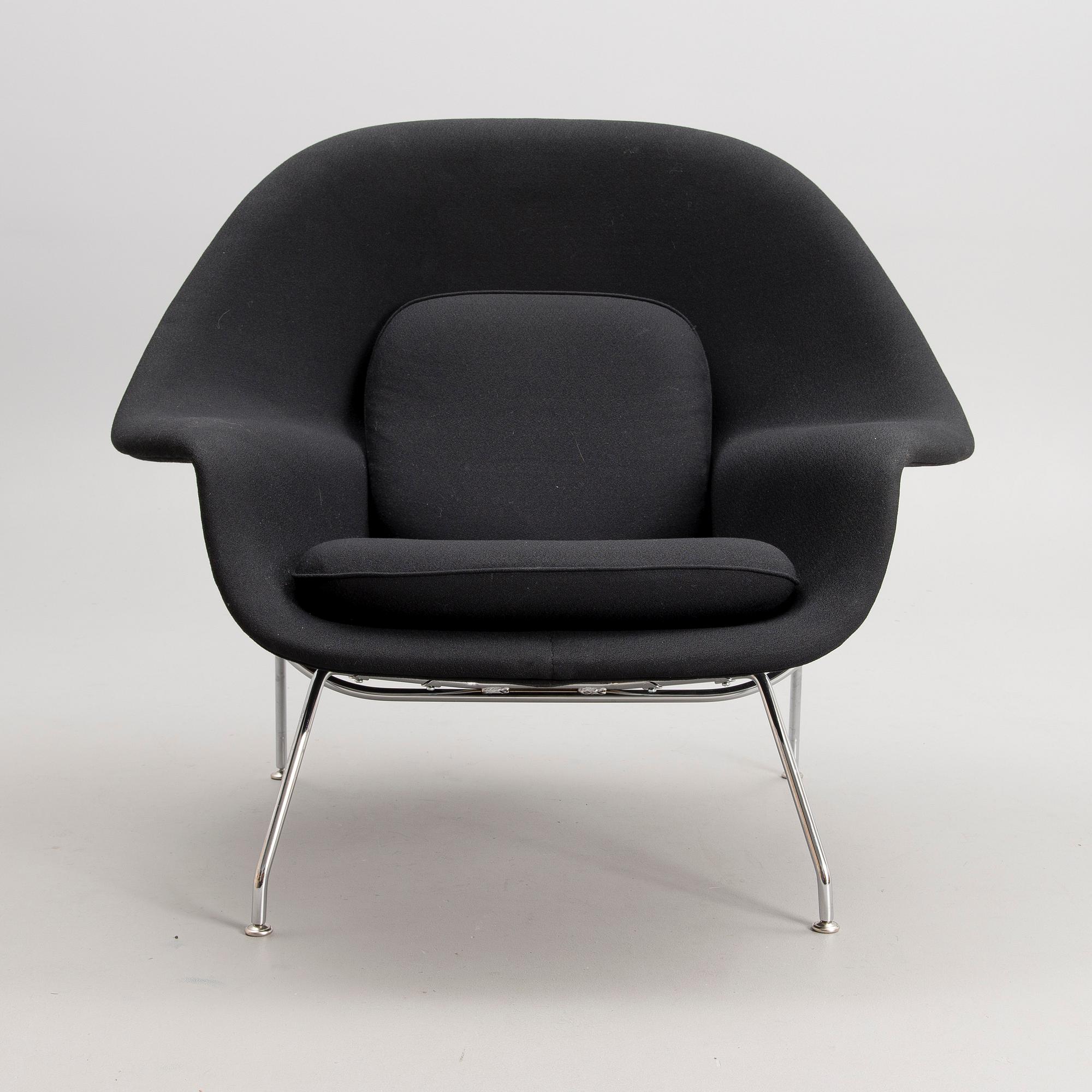 EERO SAARINEN, nojatuoli 70, "Womb chair", Knoll International.