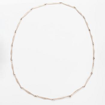 Björn Weckström, A sterling silver neckalce "Rays". Lapponia 1975.