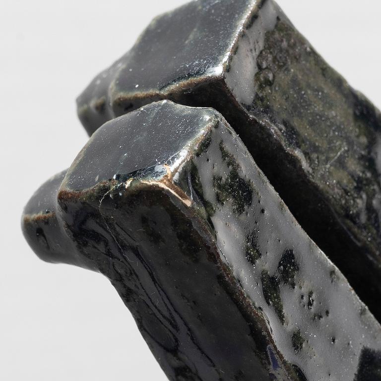 Lisa Larson, a stoneware figurine, 'Samhällsbedatten', Gustavsberg, Sweden.