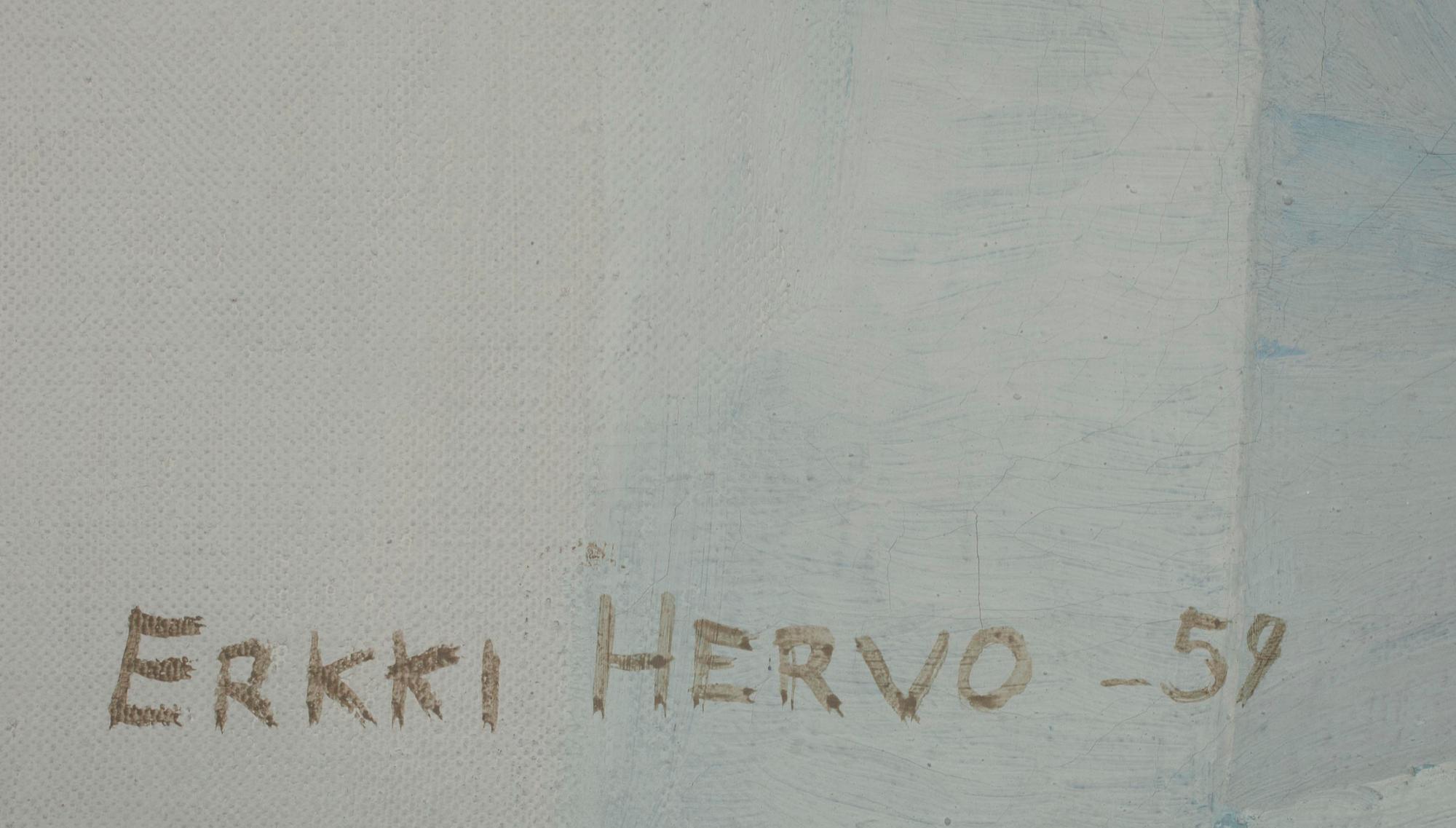 ERKKI HERVO (FINLAND), olja på duk, sign. och dat. -59.