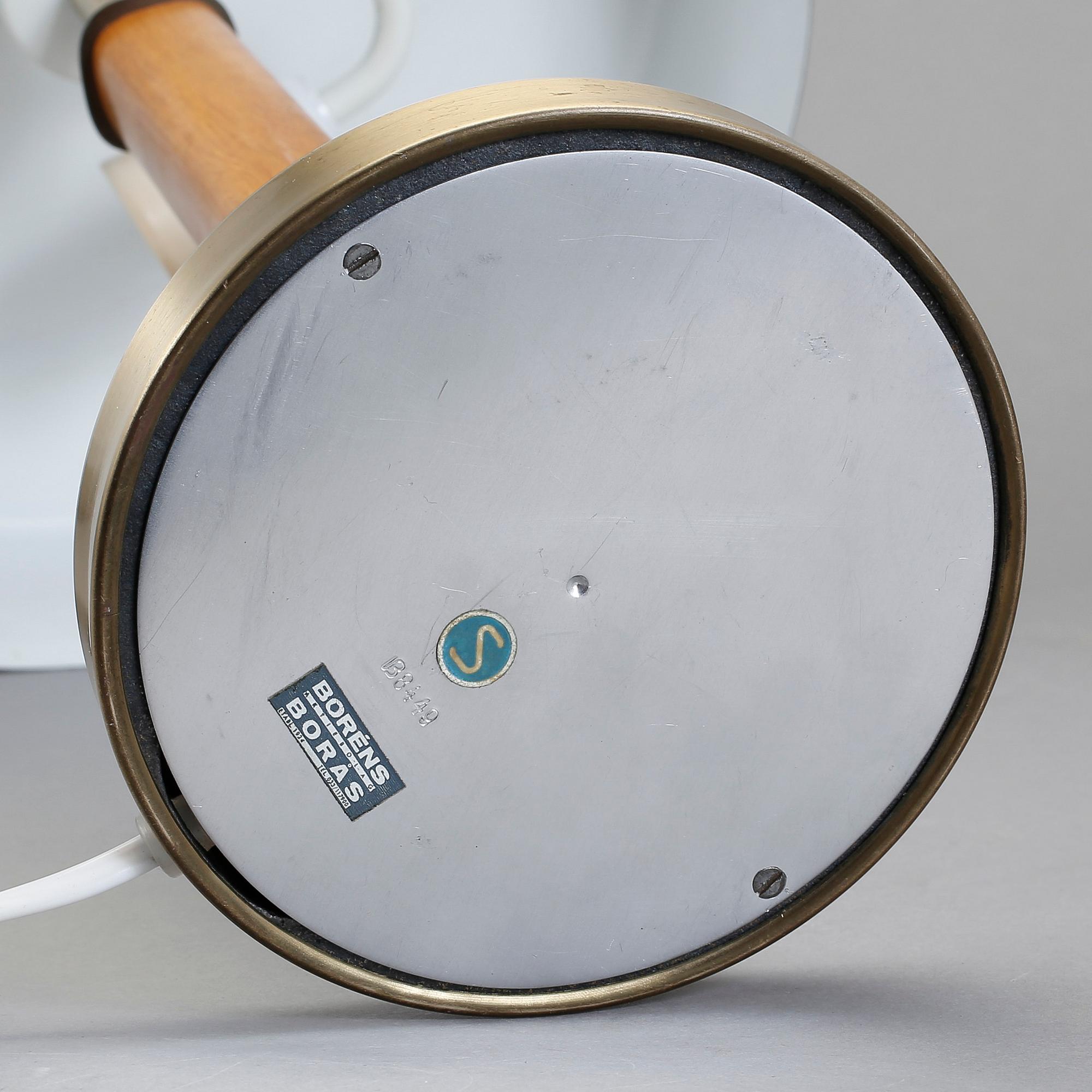 BORDSLAMPA, Boréns Borås, 1940/50-tal.