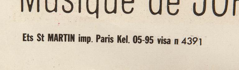 Filmaffisch James Bond "Les diamants sont eternels (Diamonds are for ever)".