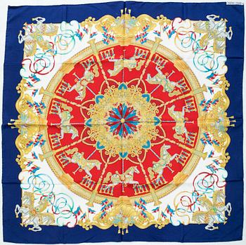 Hermès, scarf, "Luna Park".