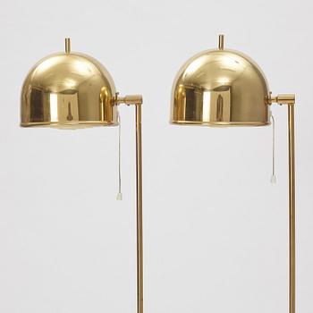 Eje Ahlgren, a pair of model G-075 floor lamps, Bergboms, 1960's.