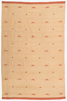 Hårgarnsmatta, Aaltonens Mattväveri, Kiikka, Finland. 360 x 240 cm.