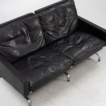 Poul Kjaerholm, a leather upholstered PK-31-2 sofa from E Kold Christensen, Denmark.