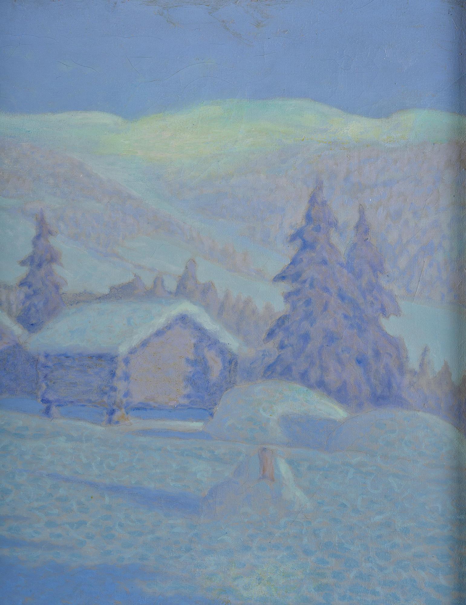 Bror Lindh, Winter Landscape.