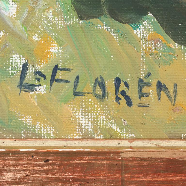 LARS FLORÉN, olja på duk, sign.