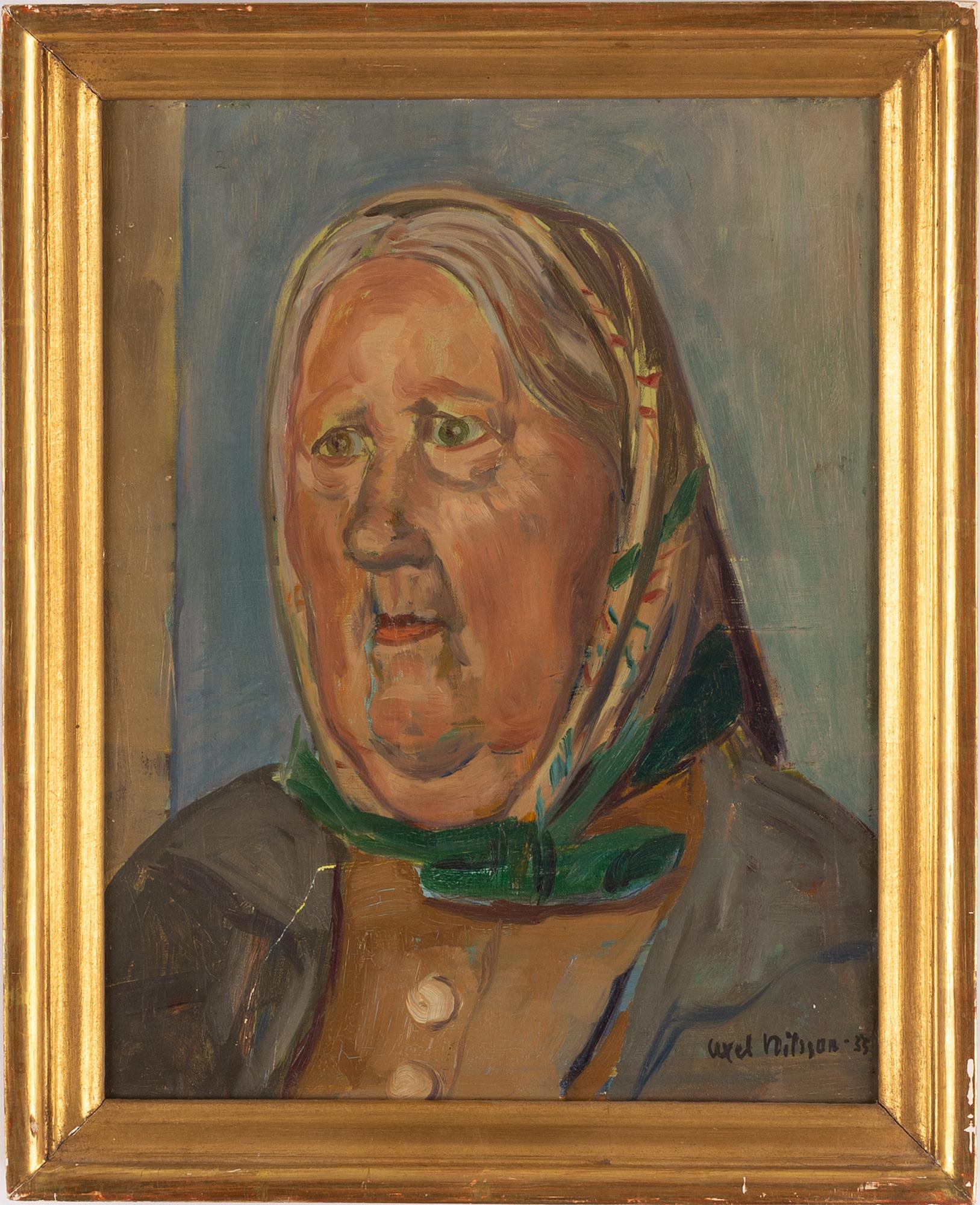 Axel Nilsson, oil on canvas, signed and dated -35.