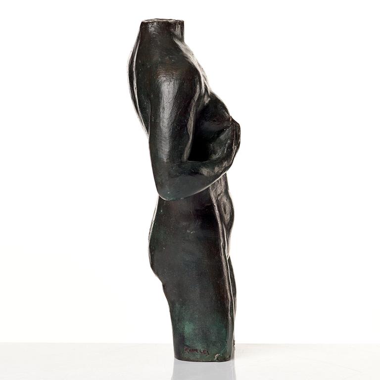 Carl Milles, Detail from "Flicka med äpple" (Girl with an apple).