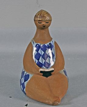 FIGURIN, stengods. "Amalia", Lisa Larson, Gustafsberg.