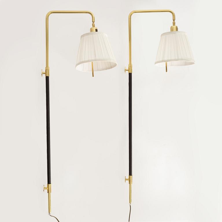 Wall lamps, a pair, Blond Belysning AB, Värnamo, Sweden, 2000s.