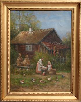 SEVERIN NILSON, olja på duk, sign och dat 1912.
