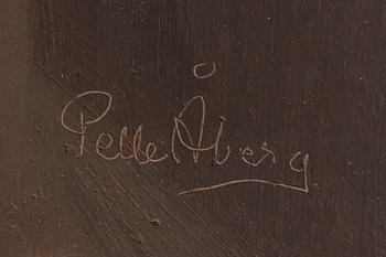 Pelle Åberg, Kvinna i pälsjacka.