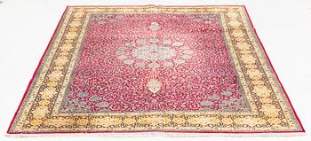 Matta, orientalisk silke, ca 258 x 178 cm.