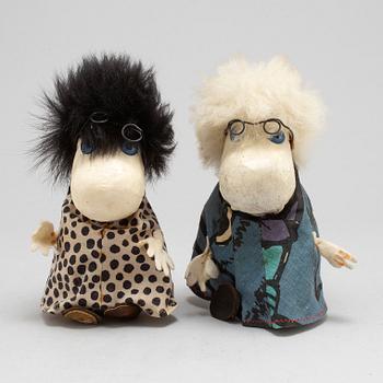 two moomin characters by Atelier Fauni in the 1950's-/60's.