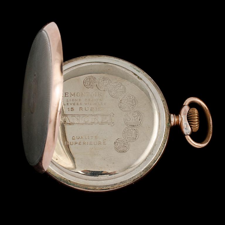 FICKUR, ankarur, silver, Lancora, 1900-talets början. Vikt 103 g.