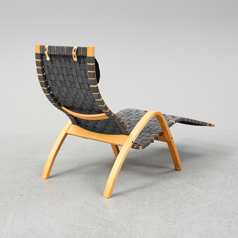 A 1990's birch 'Axstad' lounge chair by Kim Samson for IKEA.