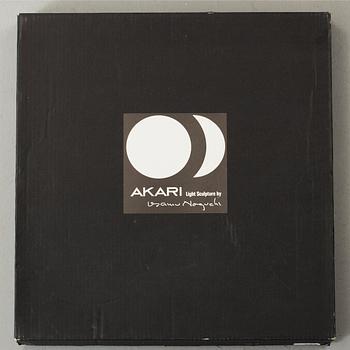 ISAMU NOGUCHI, ljusskulptur / taklampa, Akari, modell "33N", tryckt sign.