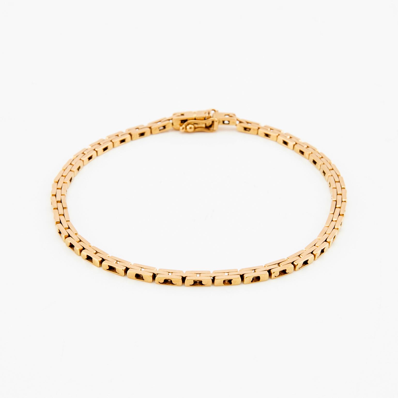 Armband Korridor-länk 18K guld.