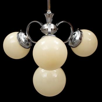 An Art Deco ceiling light 1930's.