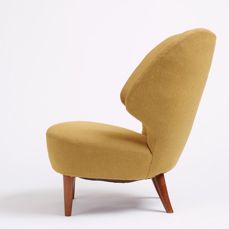 Sven Staaf, a Swedish Modern easy chair, model "1765", Almgren & Staaf, Helsingborg, 1940-50s.