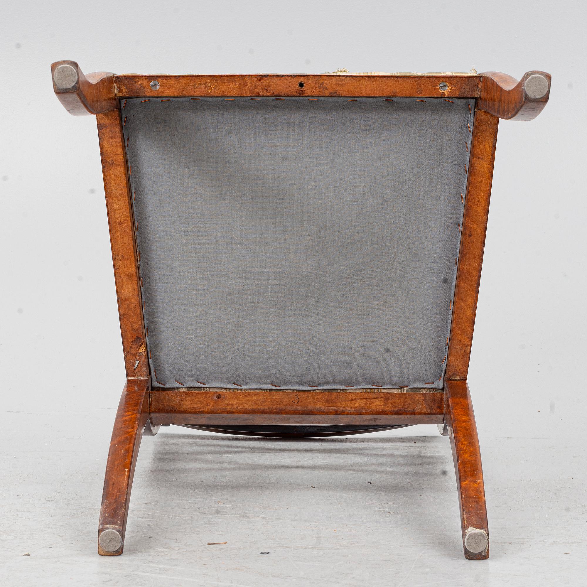 Carl Malmsten, Four chairs, Swedish Grace, Svenska Möbelfabrikerna Bodafors, 1920s.