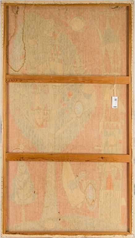 VÄGGBONAD, textil, "Livets Träd", Stig Lindberg, 1900-talets mitt.