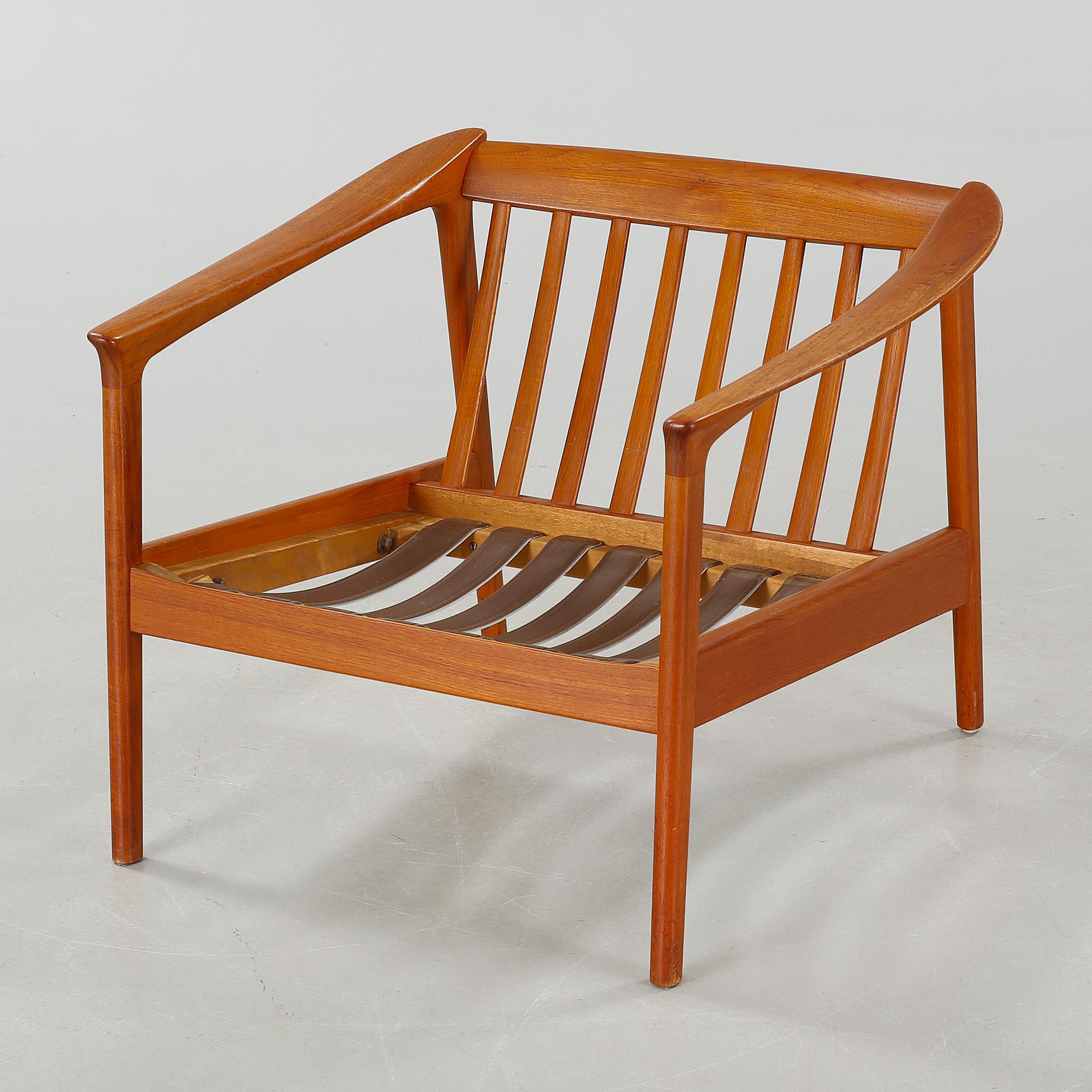 A "Monterey"/"5-162" chair, designed by Folke Olsson for AB Svenska Möbelfabrikerna in Bodafors, 1960s.