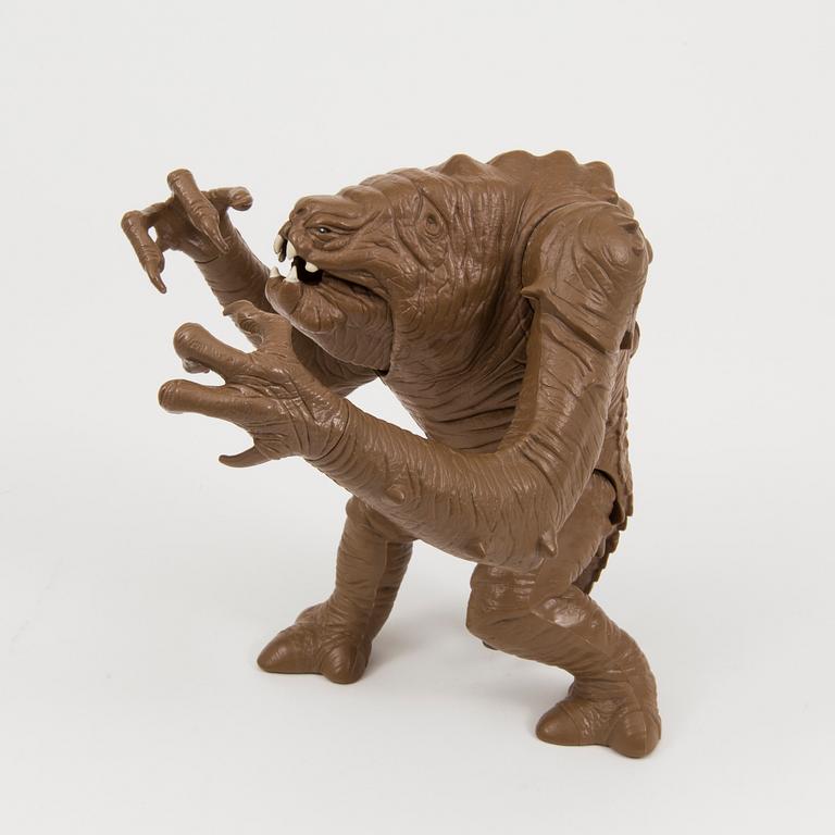 STAR WARS, "Rancor Monster" och "Tie Interceptor", Kenner 1980-tal.