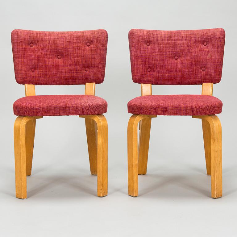 Alvar Aalto, A set of five mid-20th century '69' chairs for O.Y. Huonekalu- ja Rakennustyötehdas A.B.