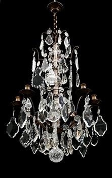 LJUSKRONA, barockstil, 1900-talets början. Höjd ca 85 cm.