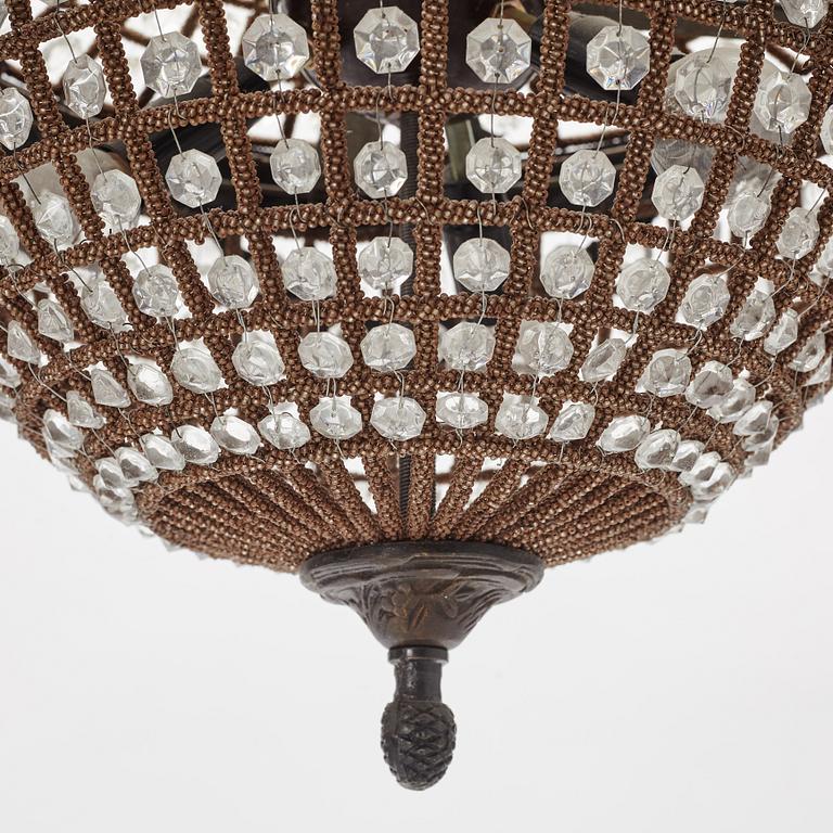 A chandelier, mid 20th Century.