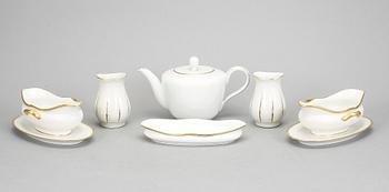 MATSERVIS, 85 delar, porslin, Haviland & Co, Limoges 1800-talets slut.