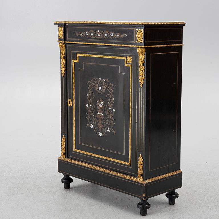 Cabinet, Boulle style, probably France, early 20th century.