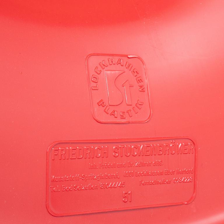 Friedrich Stückenbröker, barpallar, 3 st, Lockhausen, Tyskland 1960-tal.