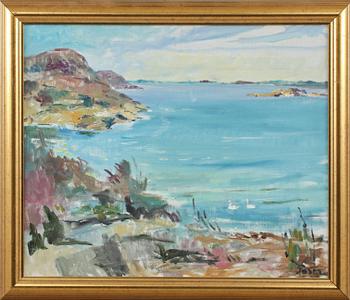 MARTIN POSER, olja på duk, signerad.