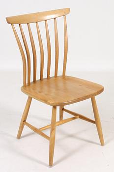 STOLAR, 3 st, "Åkerblomstolen", formgiven av Gunnar Eklöf m.fl., 1948.